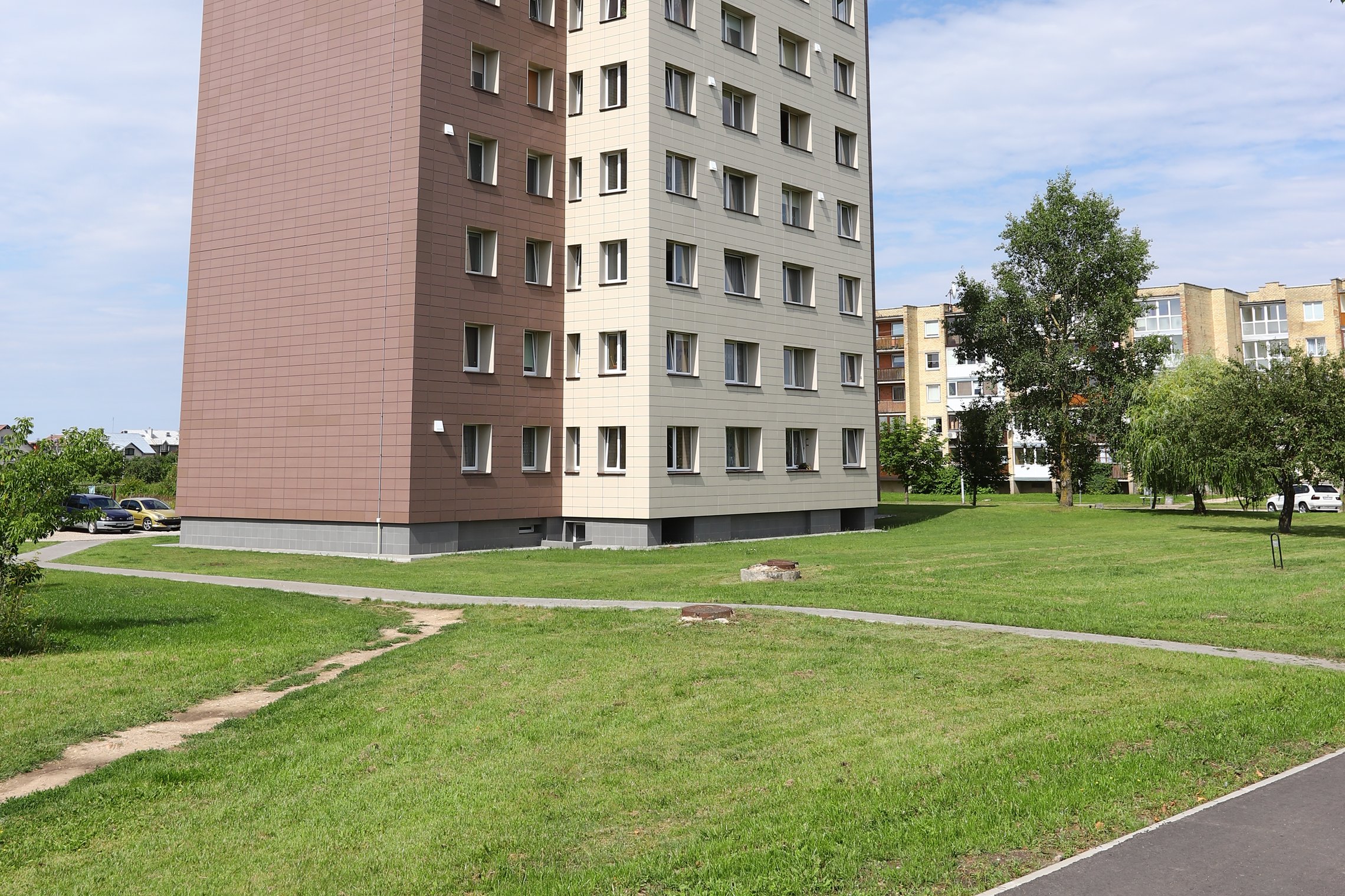 atnaujinto daugiabucio nuotrauka